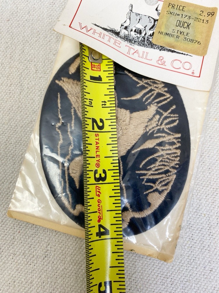 Duck Patch White Tail & Co. NOS Original Packaging Hunting Iron On