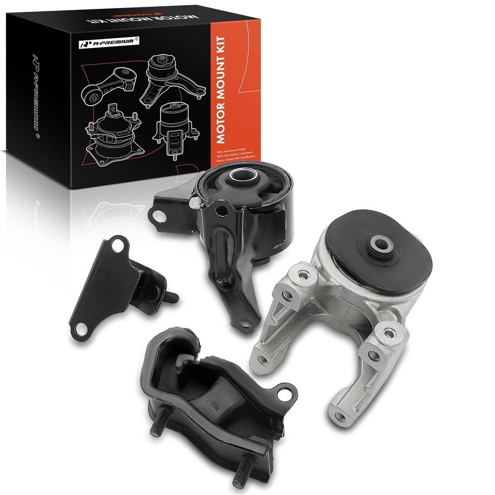 4PCS Engine & Transmission Mount Kit Odyssey 1999-2004 3.5L Auto