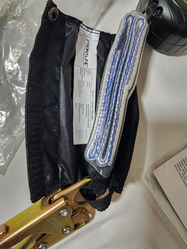 Frontline Fall Protection RPW061S Web Single Leg 6ft SRL