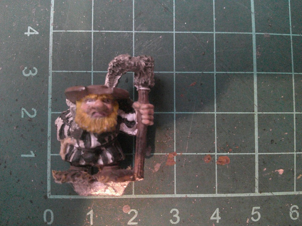 Dwarf Siege gun crewman swabber WHFB Games Workshop 1995