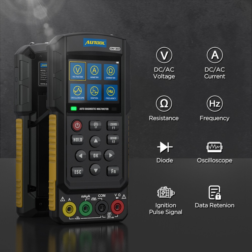 Electrical Diagnostic Multimeter AC/DC Current Voltage Resistance Diode Tester