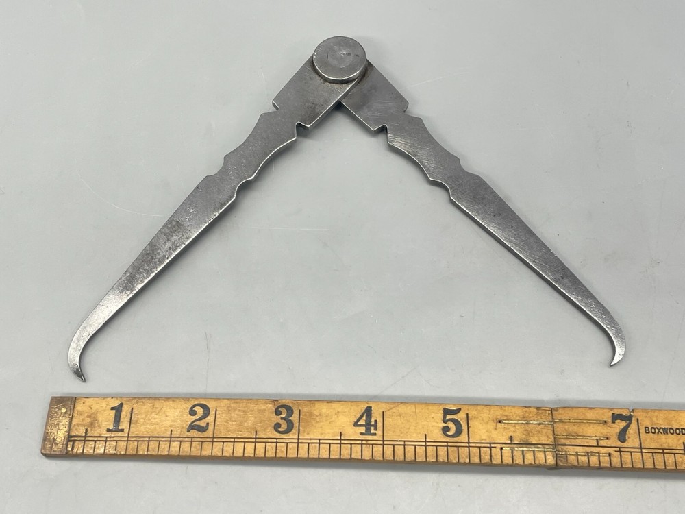 Vintage 6" Outside Caliper Engineer Measuring Tool