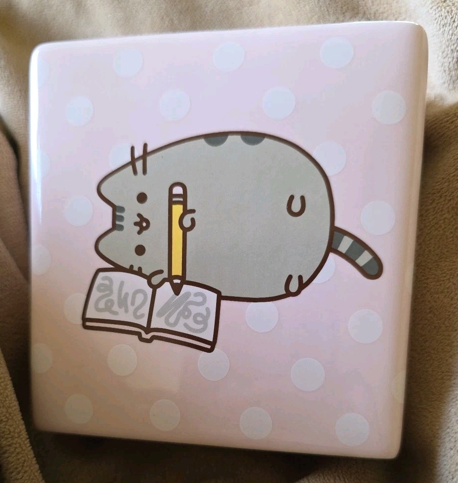 Ceramic Pusheen Box Pencil Vase Cat