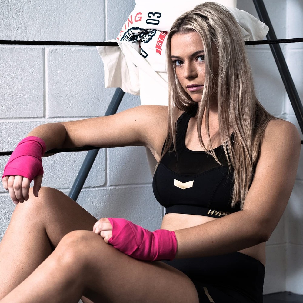 Elasticized Boxing Hand Wraps with Thumb Loop for Training & Competition 120"