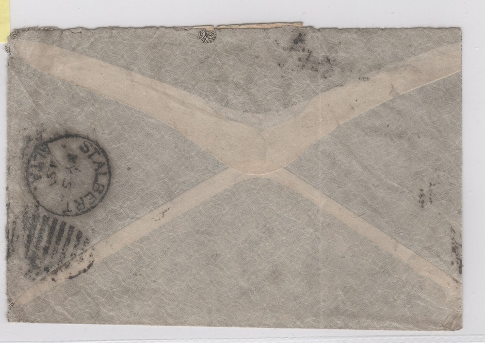 CANADA cover CENSOR 1915 #125 strip of three