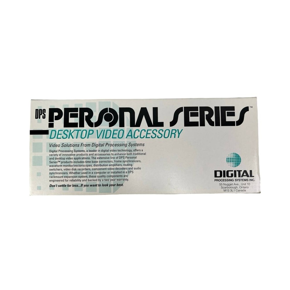 743-894 Digital Processing Systems Perception VR Video Recorder Brand New!