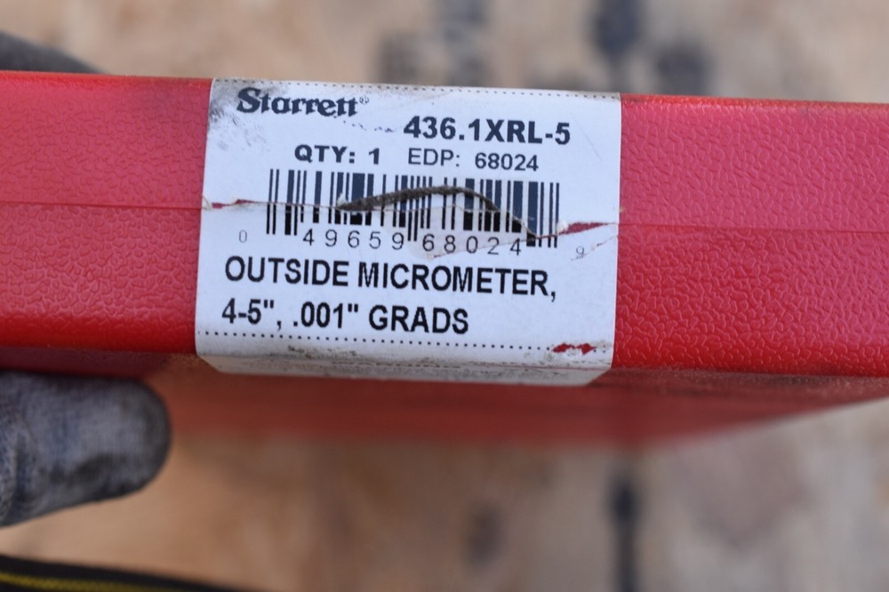 Starrett 436.1XRL-5 Outside Micrometer