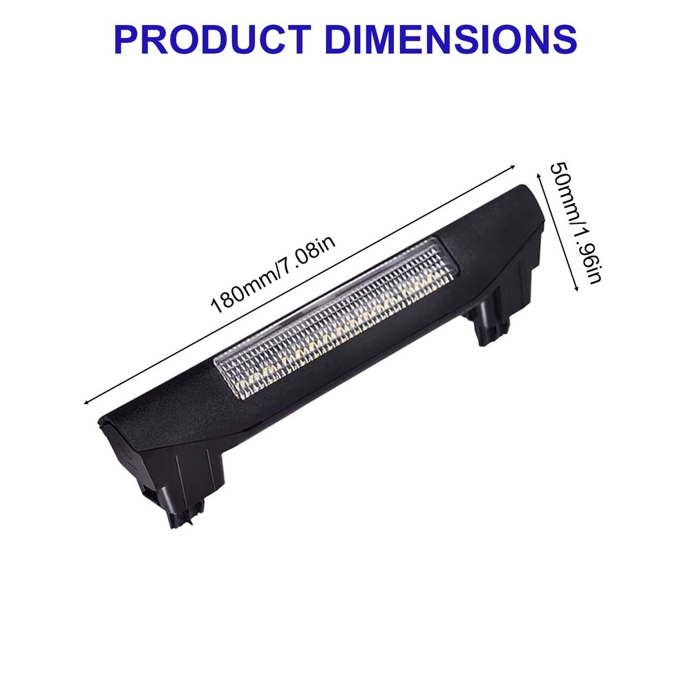Trunk Tailgate Handle Light Upgraded Tail Door Handle LED Lights Fit for Merc...