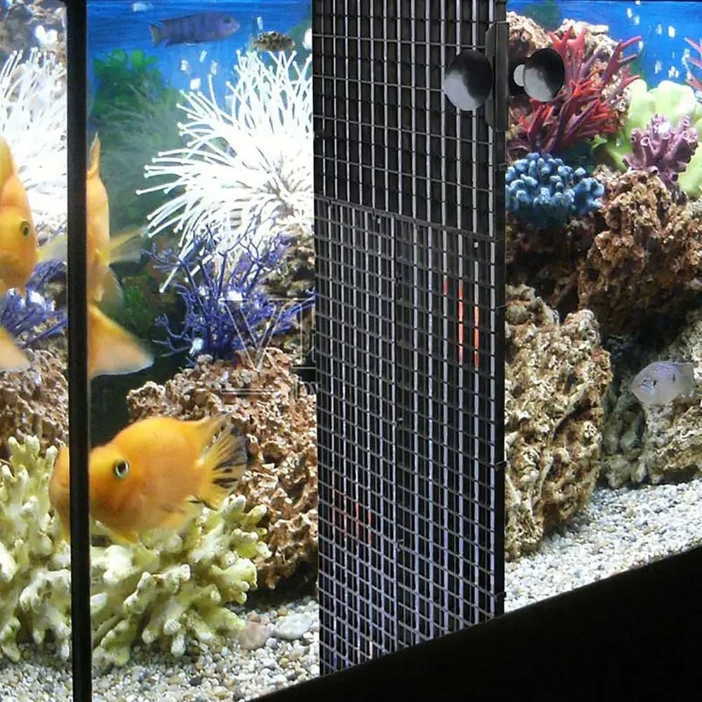 Plastic Grate Grid Panel Divider Egg Crate Aquarium Isolation 30x15cm 2 PCS