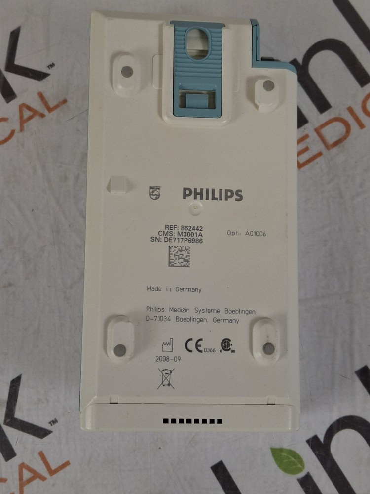 Philips M3001A-A01C06 Fast SpO2, NIBP, ECG, Temp, IBP MMS Module