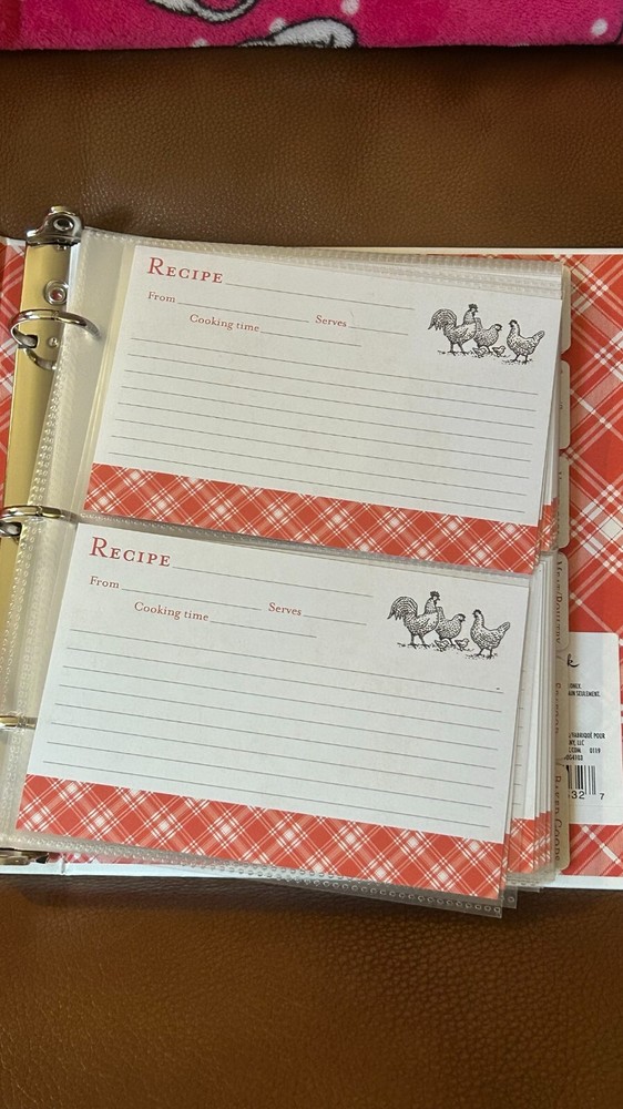 Hallmark Gather Around Table Recipe Book & Wooden Spoon & Fork