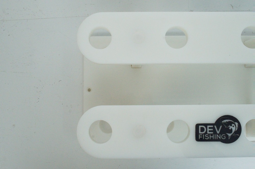 DEV FISHING 12 POLE DOCK ORGANIZER FISH ROD STORAGE RACK HOLDER STAND