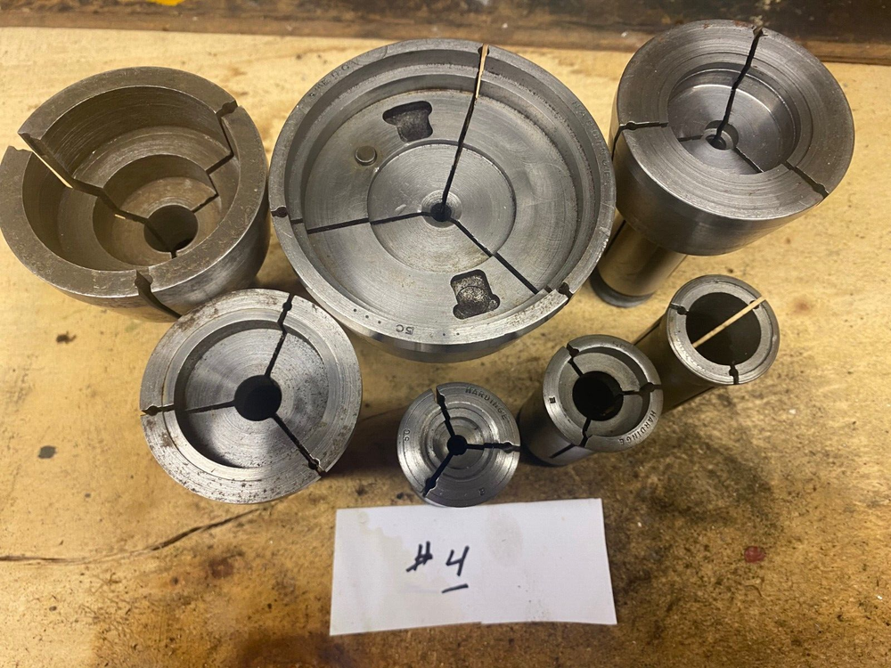 ~7~ HARDINGE 5C MACHINABLE EMERGENCY COLLETS STEP CHUCKS Various Sizes 1" 2" 3"