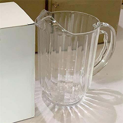 30 oz Clear Foodservice Polycarbonate Pitcher, Restaurant Water Pitcher 1L