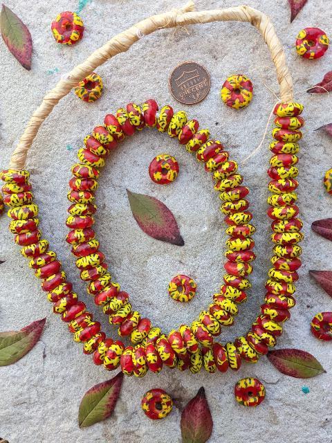 African Glass Beads [76928]