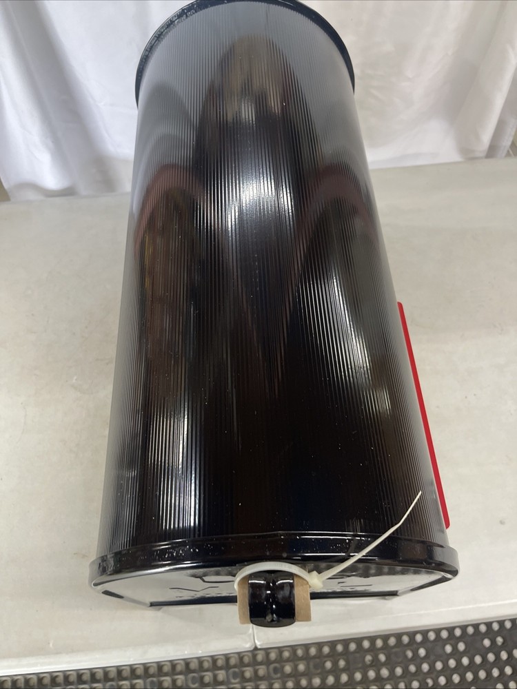 Stanley Extra Large Steel Post Mount Mailbox Black