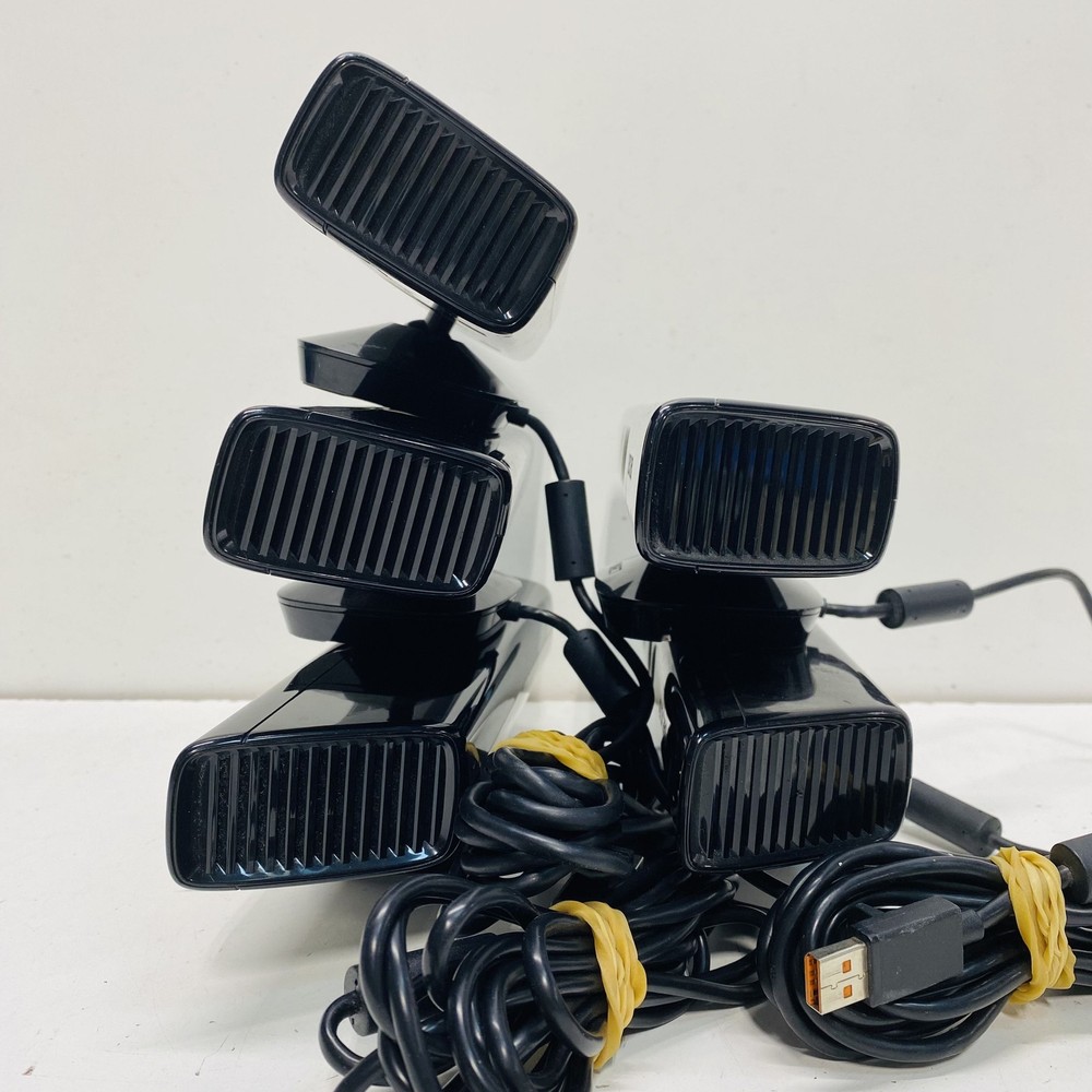 Set of 5 Microsoft Xbox 360 Kinect Sensor Bars- Black