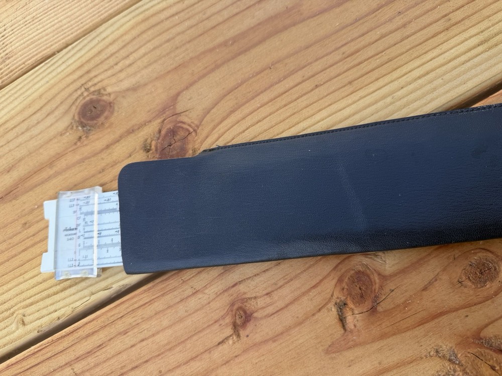 Vintage Picket Microline 140 Slide Rule W/ Case