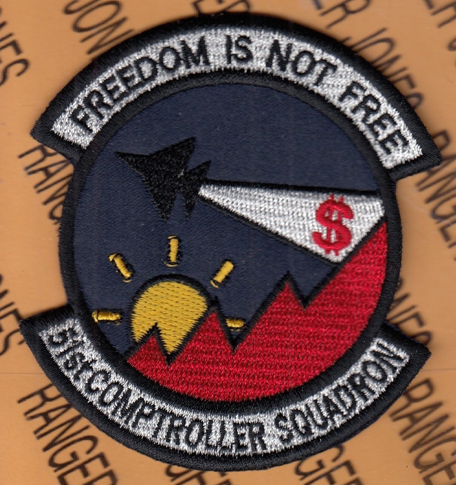 USAF Air Force 51st Comptroller Sq COMPS ~3.5" patch c/e C