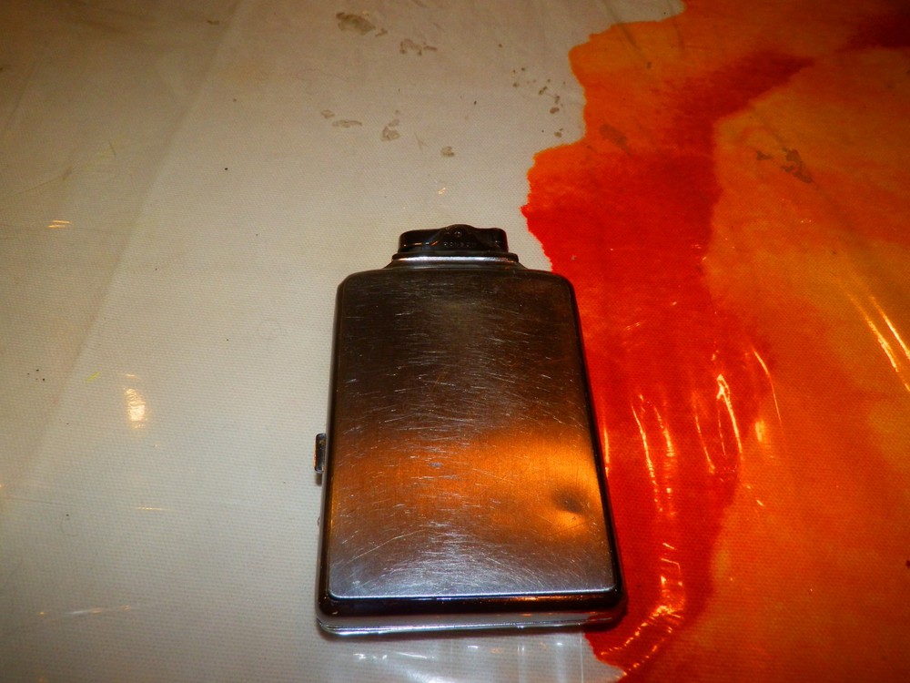 Early Ronson Art Deco Supercase Lighter and Cigarette Holder Combination