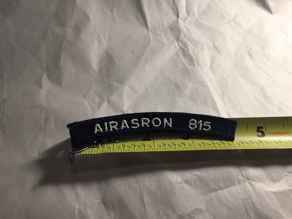 Airasron 815 -US Navy Ship Tab (sew on patch)