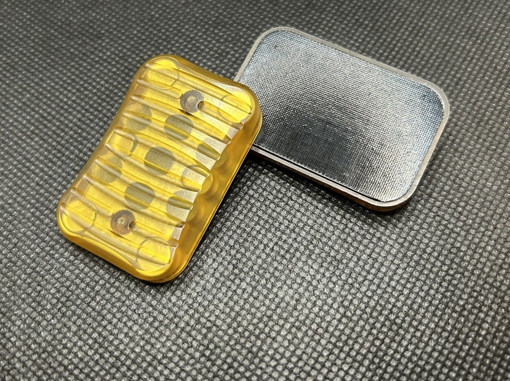 Fidget Slider PEI Shell w/ Carbon Fiber Slide Plates Haptic EDC