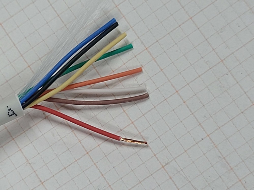 Honeywell Genesis 3107 22/8C Stranded Security/Control Cable Plenum White /50ft