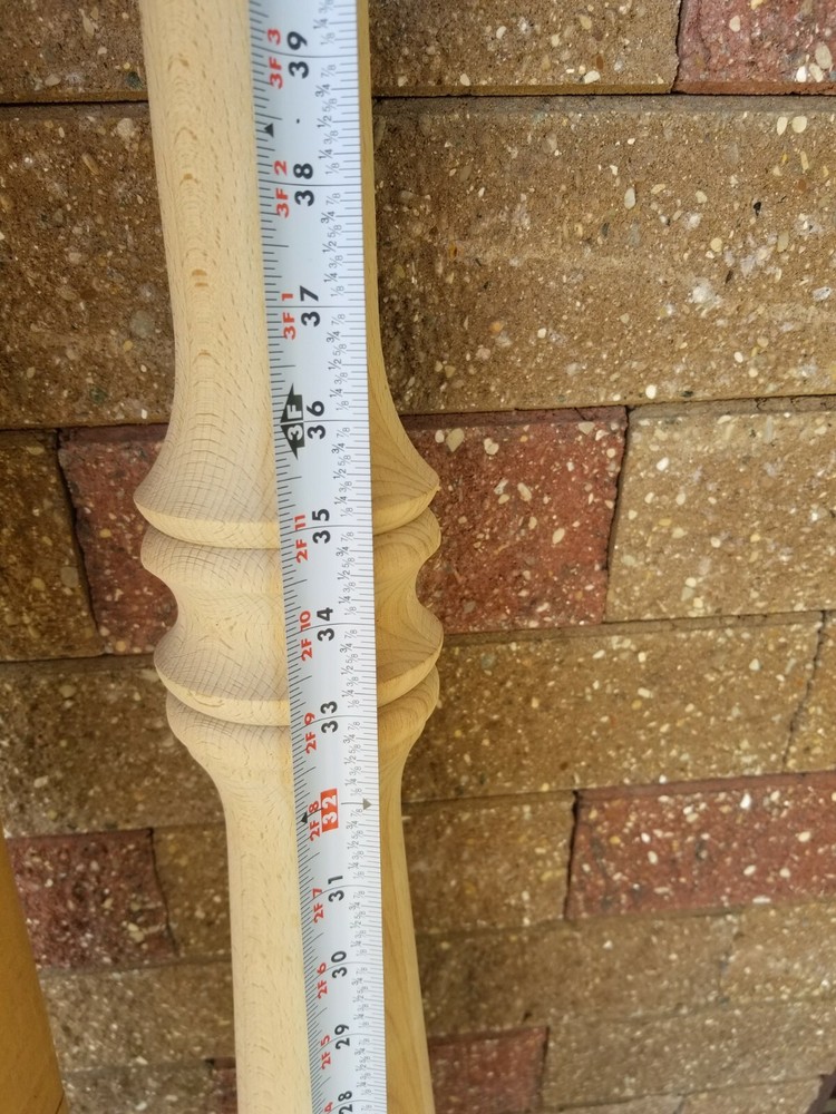 Coffman 3.5" x 41" Beech Newel Posts - Hampton Series - C-4210