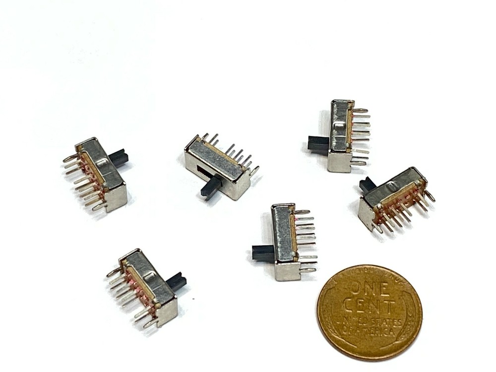 25 x SS23D07 8 PINS 3 Position 2P3T Toggle Switch Slide E8