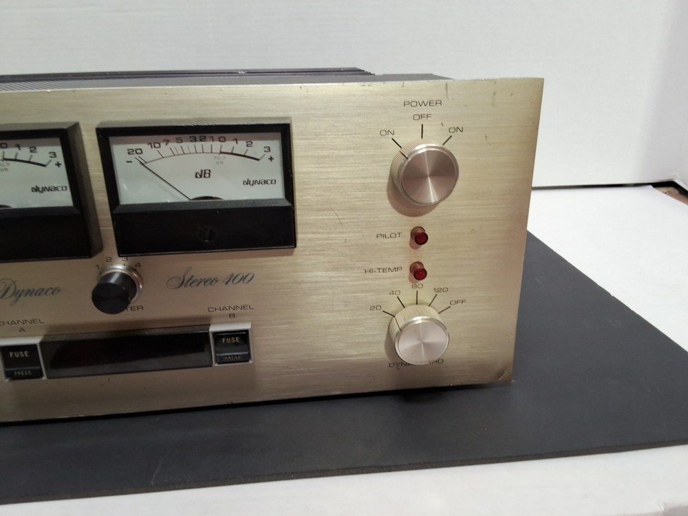 DYNACO 400 Stereo Power Amplifier - WORKING