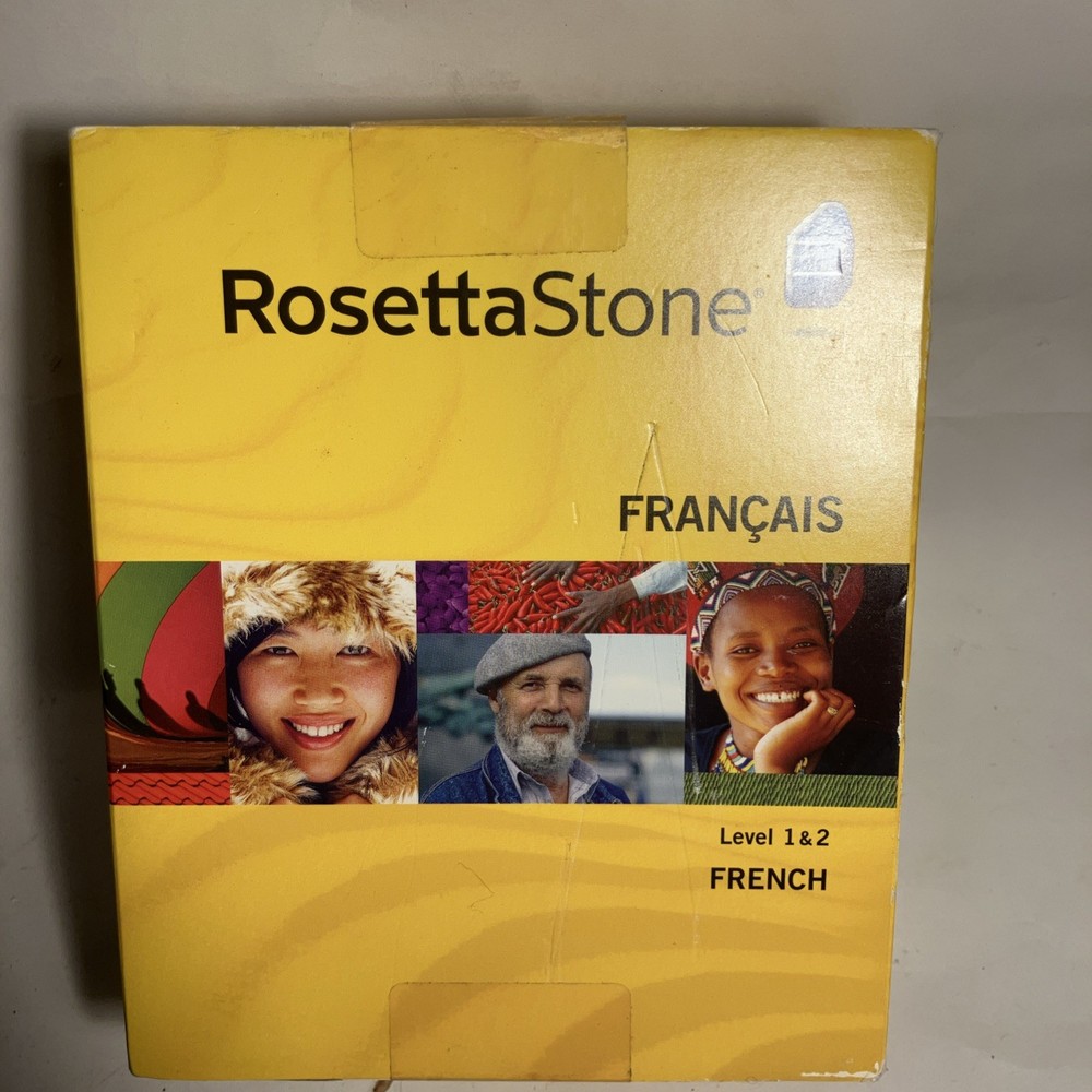 Rosetta Stone Frenchl Language Learning  Level 1-2 Sealed B3