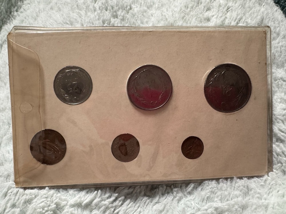 TURKEY 6 Coins 1965 UNC Set