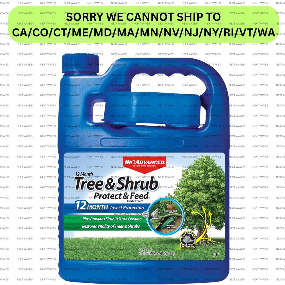 BioAdvanced Tree and Shrub, Concentrate_ protect and feed 64 oz(t