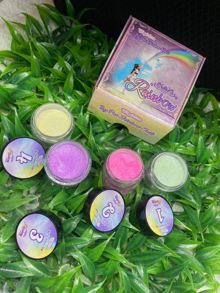 Wapizima Collection  RAINBOW. Collection. Powder Acrylic..