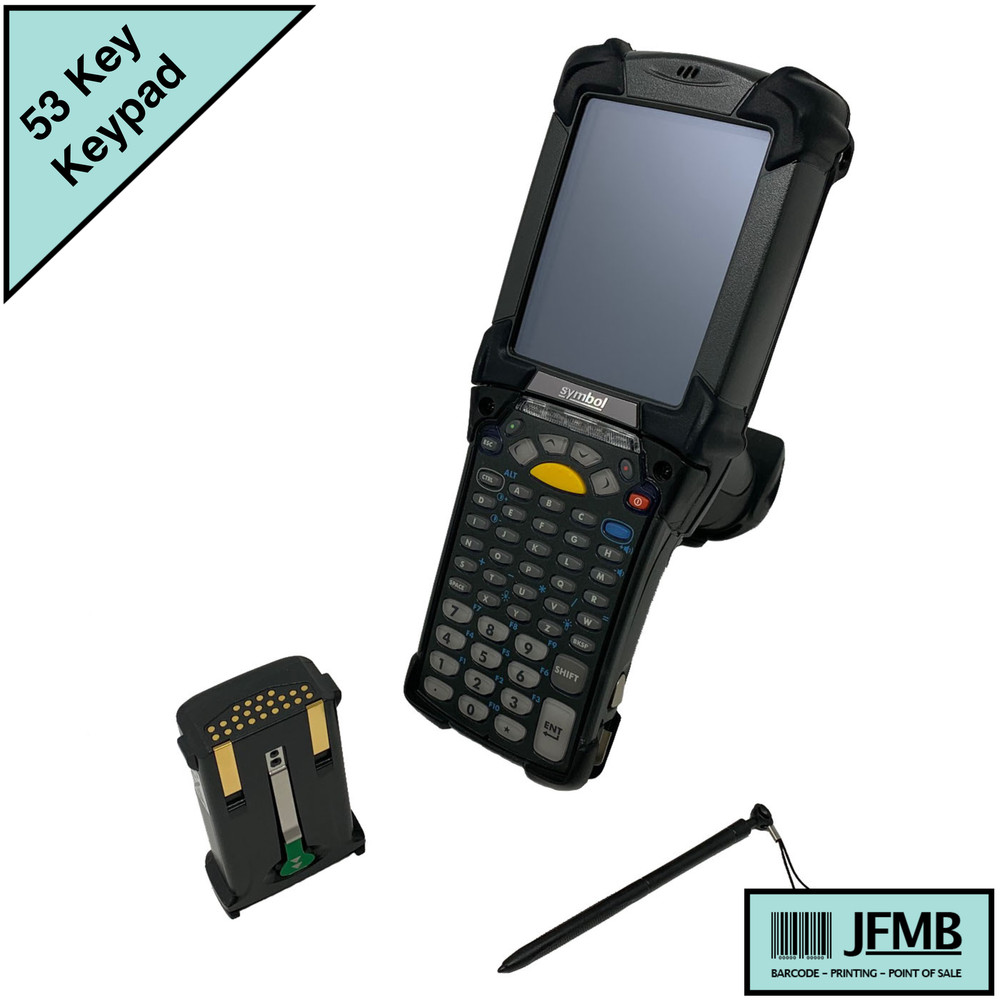 Zebra MC92N0-GL0SYEYC6WR Symbol Barcode Scanner 1D/2D 53 Key Windows CE 7.0