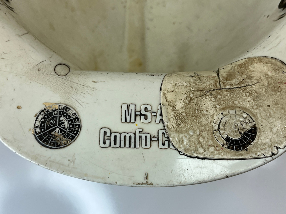 Dopesick Mining Hard Hat Low Vein Coal MSA Comfo-Cap 1978 Vintage Prop PA