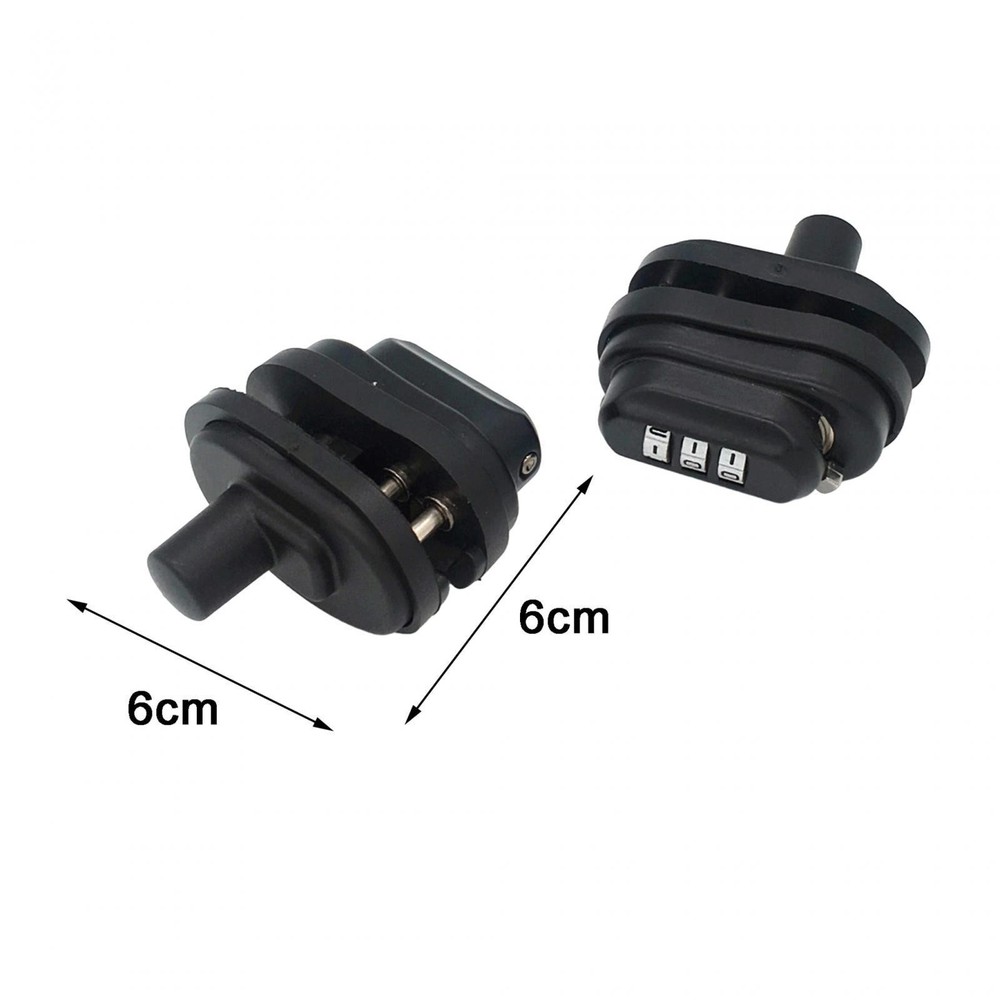 Codes Locks 3 Digit Sturdy Practical Resettable Multipurpose Portable Universal
