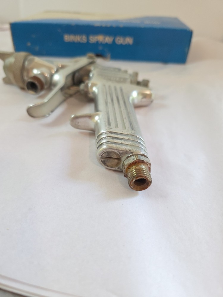 BINKS Model 62 Paint Spray Gun & with 63pe Air Cap Tip Nozzle
