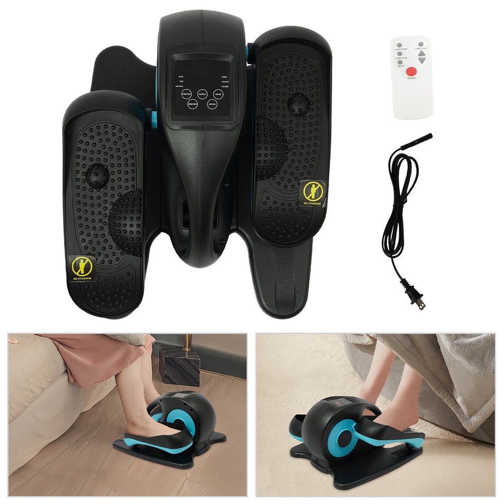 Electric Elliptical Trainer for Home Use - Compact Under Desk Leg Exerciser