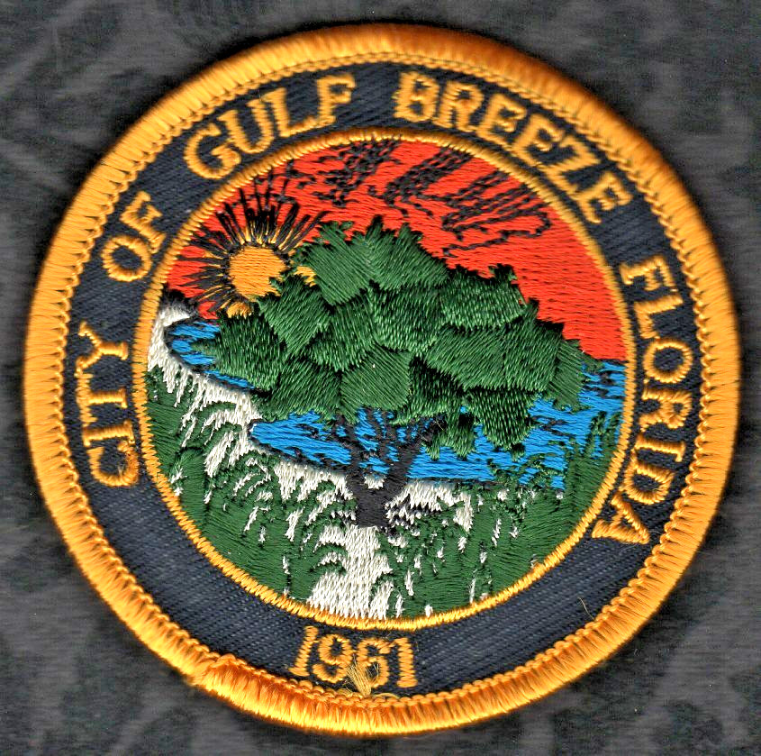 👀😂😍👌    Gulf Breeze Florida  Patch  2-5/8" Round