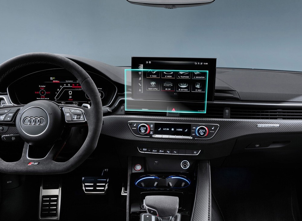 Crystal Clear Screen Protector for 2021 Audi RS5 Vehicle Navigation