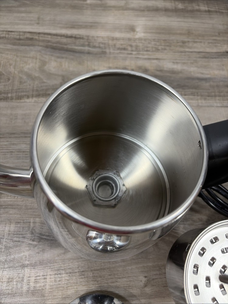 Bialetti DK04B 4 Cup Coffee Pot Percolator - Intertek 35009 Used Twice