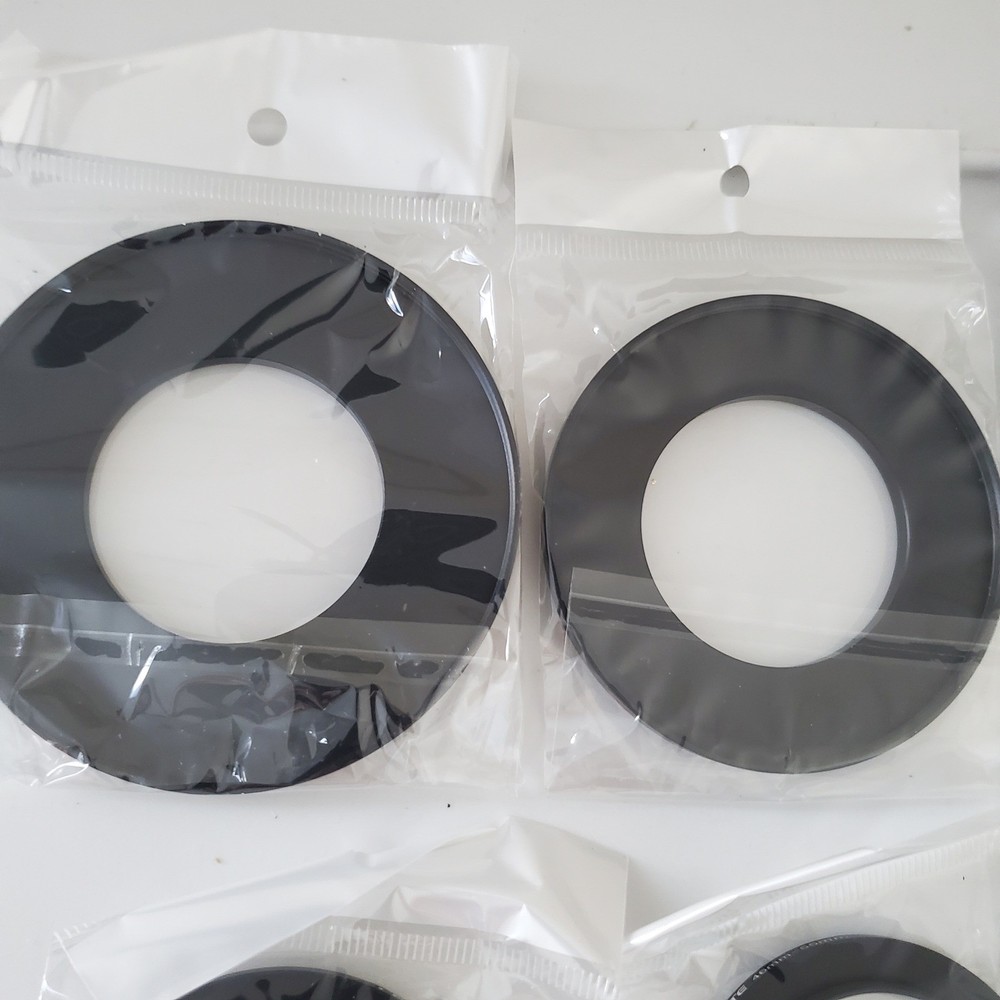 Coruscate 10Pcs 46mm Camera Lens Filter Step Up Adapter Ring Set with Cloth