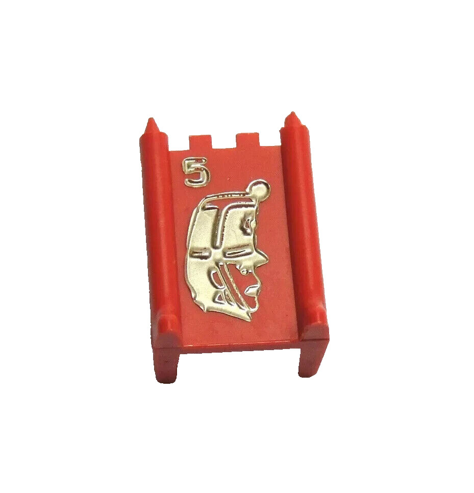 1977 Stratego Red #5 Captain Army Classic Board Game Replacement      (BG1)