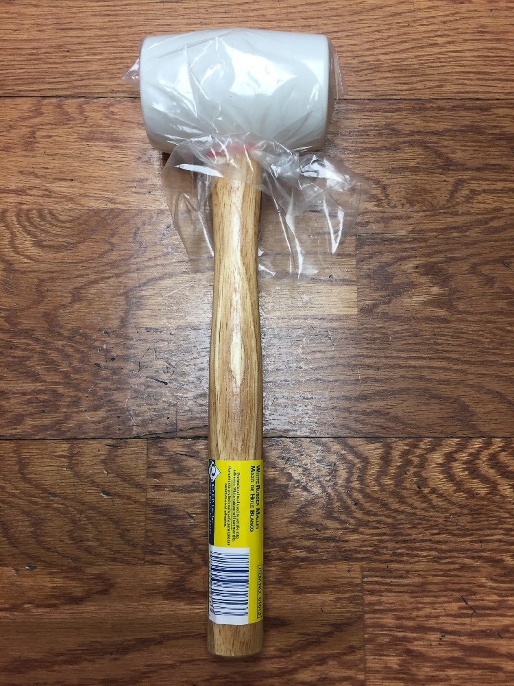 QEP 61613 White Rubber Mallet 16 oz