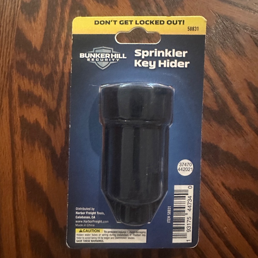 Security Sprinkler Key Holder Safe Waterproof