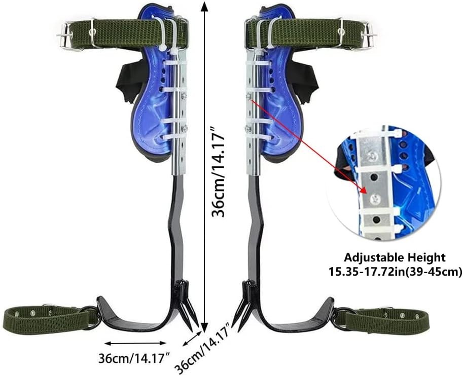 Stainless Steel Tree Climbing Spikes Set