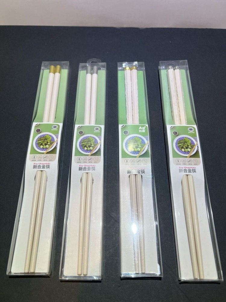Alloy Chopsticks, Reusable Random 2 Pairs