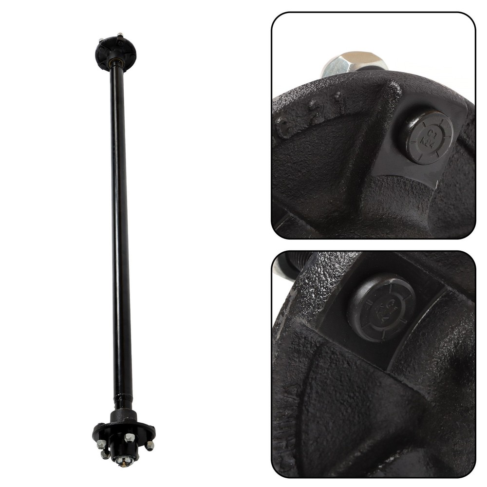 Labwork 5 Lug Trailer 54" Hub Face Boat Trailer Axle U-Bolt Kit 2000lbs