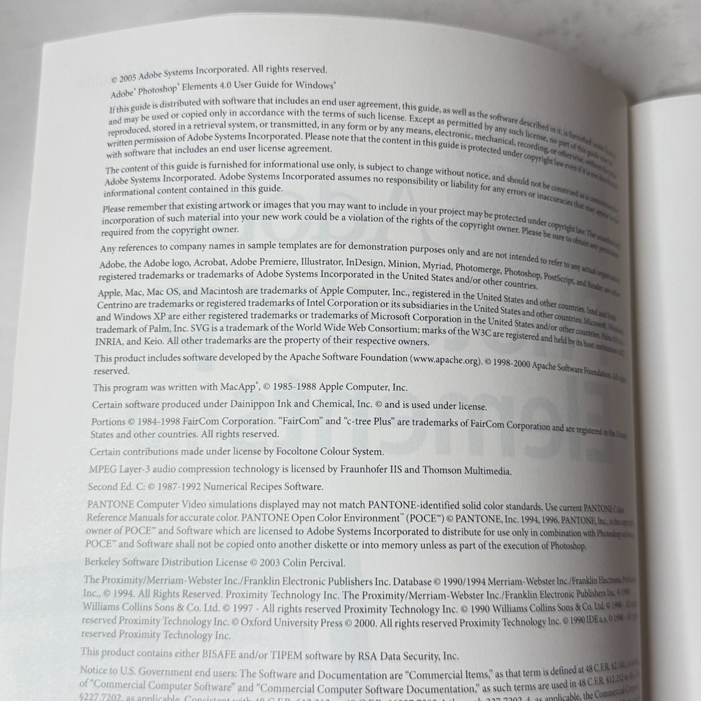 Adobe Photoshop Elements 4.0 User Guide ©2005